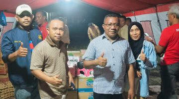 Dinas Pendidikan Halsel Salurkan Bantuan untuk Korban Banjir
