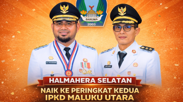 Halmahera Selatan Naik ke Peringkat Kedua IPKD Maluku Utara, Raih Nilai Kategori “Cukup Baik”